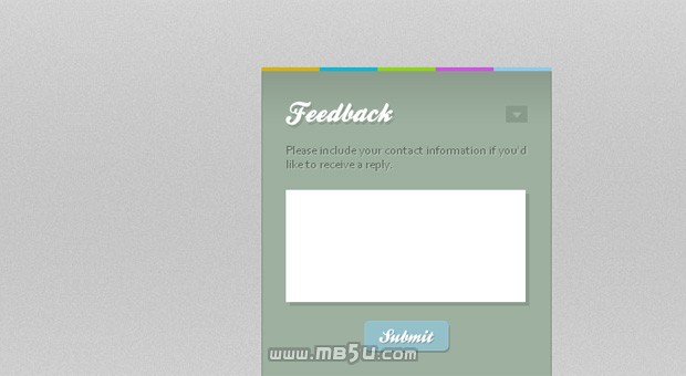 jquery 右下角提示框 快速反馈表Web/ PHP和jQuery的