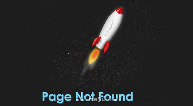jquery制作创建动画404页面
