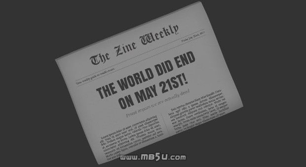 jquery 图片特效用CSS3和HTML5制作仿动画头条报纸缩小到放大翻转图片展示