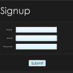 jquery 提交表单用jquery和css3制作碳纤维注册表格