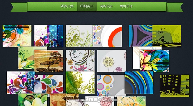 jquery筛选器插件选项卡 css3制作一个漂亮的HTML5筛选容器插件选项卡
