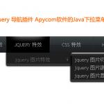 jquery 导航插件 一个动画导航下拉菜单Apycom软件的Java下拉菜单