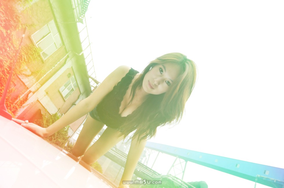 性感女孩与狮共舞