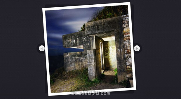 旋转幻灯片使用jQuery和CSS3