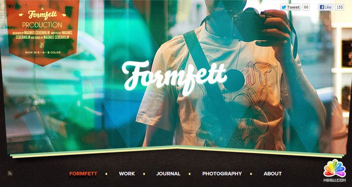 formfett.net Header design inspiration