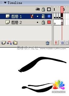 Flash制作卡通人物眨眼动画的方法,PS教程,思缘教程网