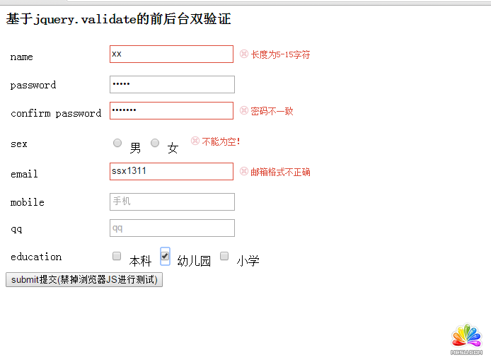 ֧ASP.NET MVCWebFroMı֤ValidationSuarʹý